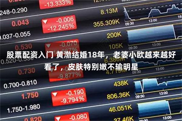 股票配资入门 黄渤结婚18年,老婆小欧越来越好看了,皮肤特别嫩不输明星